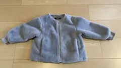 COMME CA ISM グレー ジップジャケット 100A