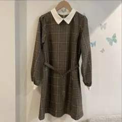 12【M】oneway ワンピース 白襟 清楚系 乃木坂風ワンウェイのサムネイル
