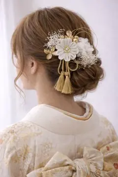 つまみ細工 髪飾り 成人式 卒業式 結婚式 振袖 和装 着物 袴