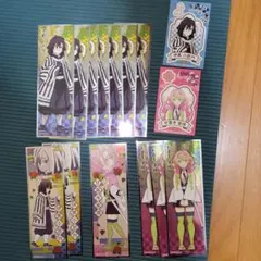 鬼滅の刃 伊黒小芭内　甘露寺蜜璃　ステッカーセット 15枚