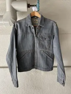 希少美品【Wrangler】50s 11MJZ 復刻デニムJK 日本製 縦ベル