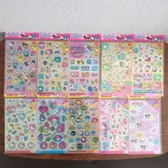 サンリオキャラクターズ　キラッとシール　ホログラムシール　10種セット