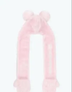 ディズニー ピンク マフラーキャップ