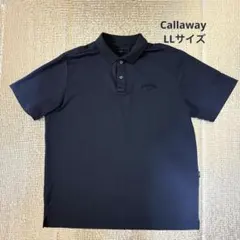 【美品】Callawayキャロウェイ ゴルフ 半袖ポロシャツ メンズ LLサイズ