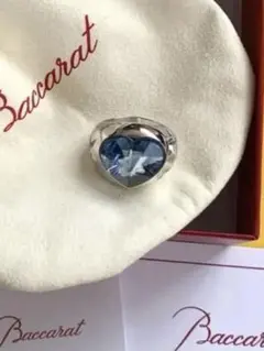 バカラ　指輪　11号　ブション・ドゥ・カラフ クリスタル　SV925 ゴールド バカラ 指輪 11号 ブション・ドゥ・カラフ クリスタル SV925 ゴールド