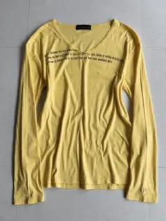 "MONSIEUR NICOLE" Lettering V-neck l/sのサムネイル