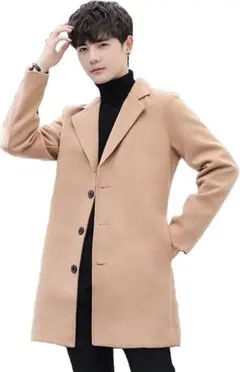 2AA20【上品定番】チェスターコート ロングコート アウター 秋冬 2XL