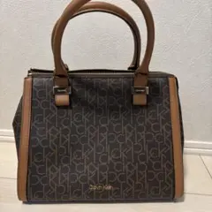 Calvin Klein ハンドバッグ ブラウン