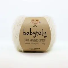 〈babytoly〉オーガニックコットン毛糸 - SNOW, 004