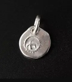 せ*い様 シルバー925 平打ち 太陽メタル イーグル 全銀メタル② 中 ペンダ