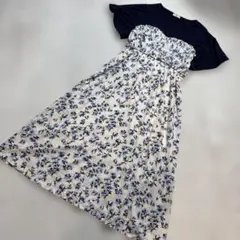 アクシーズファム　花柄ロングワンピース　Mサイズ