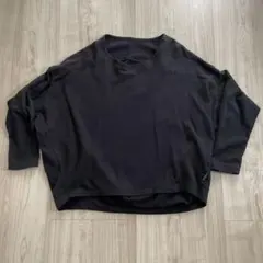 mercibeaucoup黒の長袖トレーナー約60cm丈のサムネイル