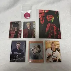 長谷川慎 トレカ 缶バッジ ポストカード