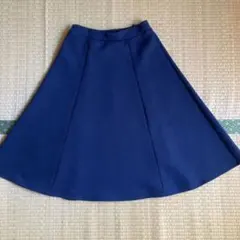 コムサモデルズ　フレアスカートS 紺色のサムネイル