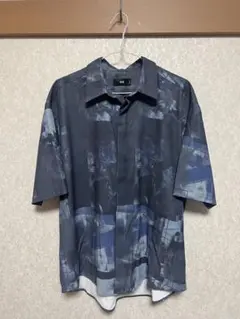 美品 水ウォーター 総柄】即完売 HARE ドレープジップ BIGTシャツ 