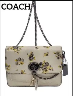 ⭐️大幅値下げ⭐️COACH 花柄 チェーンウォレット / ショルダーバッグ