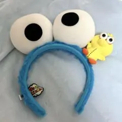 ユニバ USJ カチューシャ クッキーモンスター 被り物 セサミストリート