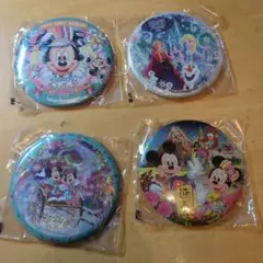 東京ディズニーリゾート 缶バッジ 4種セット