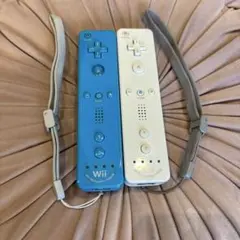 Wiiリモコン 青 白 モーションプラス対応