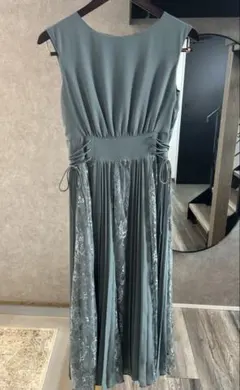 ボレロ付き ドレス ロングワンピース レース フォーマル 結婚式 二次会