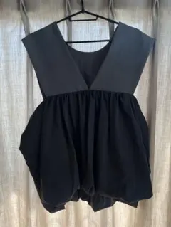 【値下げ中】バルーンベスト ジレ　グレー　セレモニー