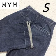 WYM　DENIM　WIDE STRAIGHT SLACKS　Sサイズ　メンズ
