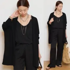 Deuxieme Classe Cotton Sheer Vネックカーディガン DEUXIEME CLASSE - *Cotton Sheer Vネック カーディガンの通販 by