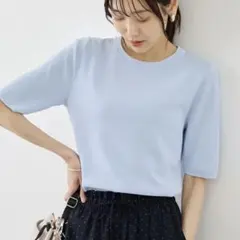 ロペピクニック ハーフスリーブニット イージーケアのサムネイル