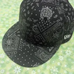 NEW ERA 59FIFTY ペイズリー柄キャップ 7 3/8