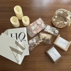 ウェルカムスペースの装飾小物13点