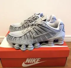 NIKE SHOX TL WOLF GREY/IRON GREYショックス