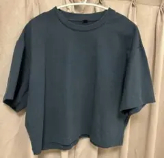ユニクロ　Tシャツ　トップス　紺色　ネイビー　レディース