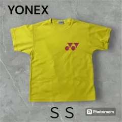 ヨネックス　Tシャツ　ユニSS 黄色×ピンク