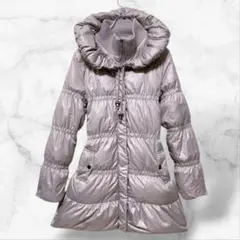 【GRAND POCHE】ロングダウンコート シルバー アウター ダウン70 M