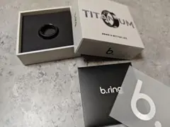 b.ring Titanium G1 スマートリング ブラック チタン 9号