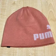 ❣️PUMAニット帽❣️ピンク　キッズ　J rのサムネイル