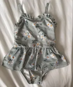 【プティマイン】100cm花柄ワンピース水着