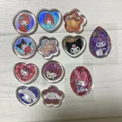 サンリオ　おはじきシール　ストーンシール　おすそ分け