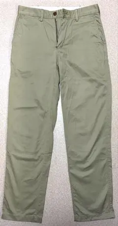 UNIQLO ユニクロ レギュラーフィットチノ ベージュ カーキ系 73cm