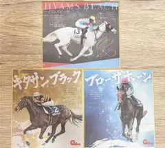 名馬全史 色紙 キタサンブラック ブローザホーン ハイアムズビーチ