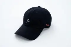 Suncly 刺繍キャップ ブラック