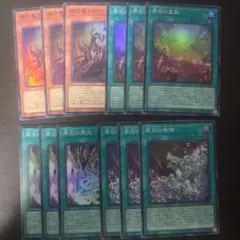 遊戯王　原石　スーパー各3枚　原石竜アナザーベリル　原石の穿光　皇脈　鳴獰