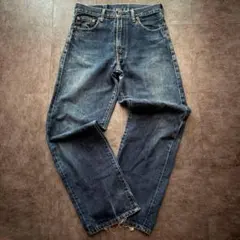 90s Levis リーバイス502 ビッグE 日本製 LVC 赤耳　濃紺 Levi's リーバイス 502XX BIG E復刻 日本製 赤耳 ボタン裏刻印