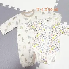 西松屋ベビー服カバーオール・ロンパース（50-60）女の子