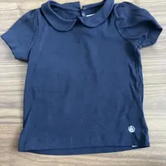 プチバトー 襟付きTシャツ 95cm ネイビー3ansのサムネイル