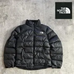 ザノースフェイス　ダウンジャケット　700フィル　軽量　ブラック　レディースL