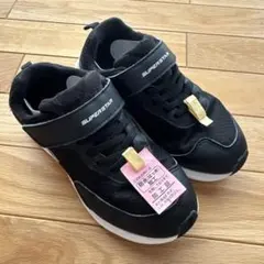 スニーカー　ムーンスター　スーパースター　21.5 ブラック