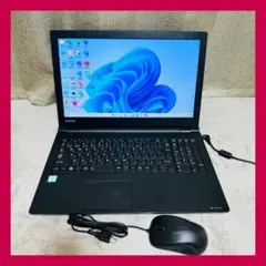 S124 TOSHIBAノートパソコンSSD第6世代WEBカメラWindow11 - メルカリ
