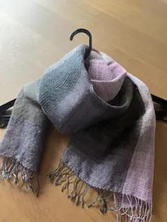 美品▪️リネンの春夏ストール▪️国内作家もののサムネイル
