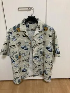 ノースフェイス　ショートスリーブアロハベントシャツ M アロハシャツ　柄シャツのサムネイル